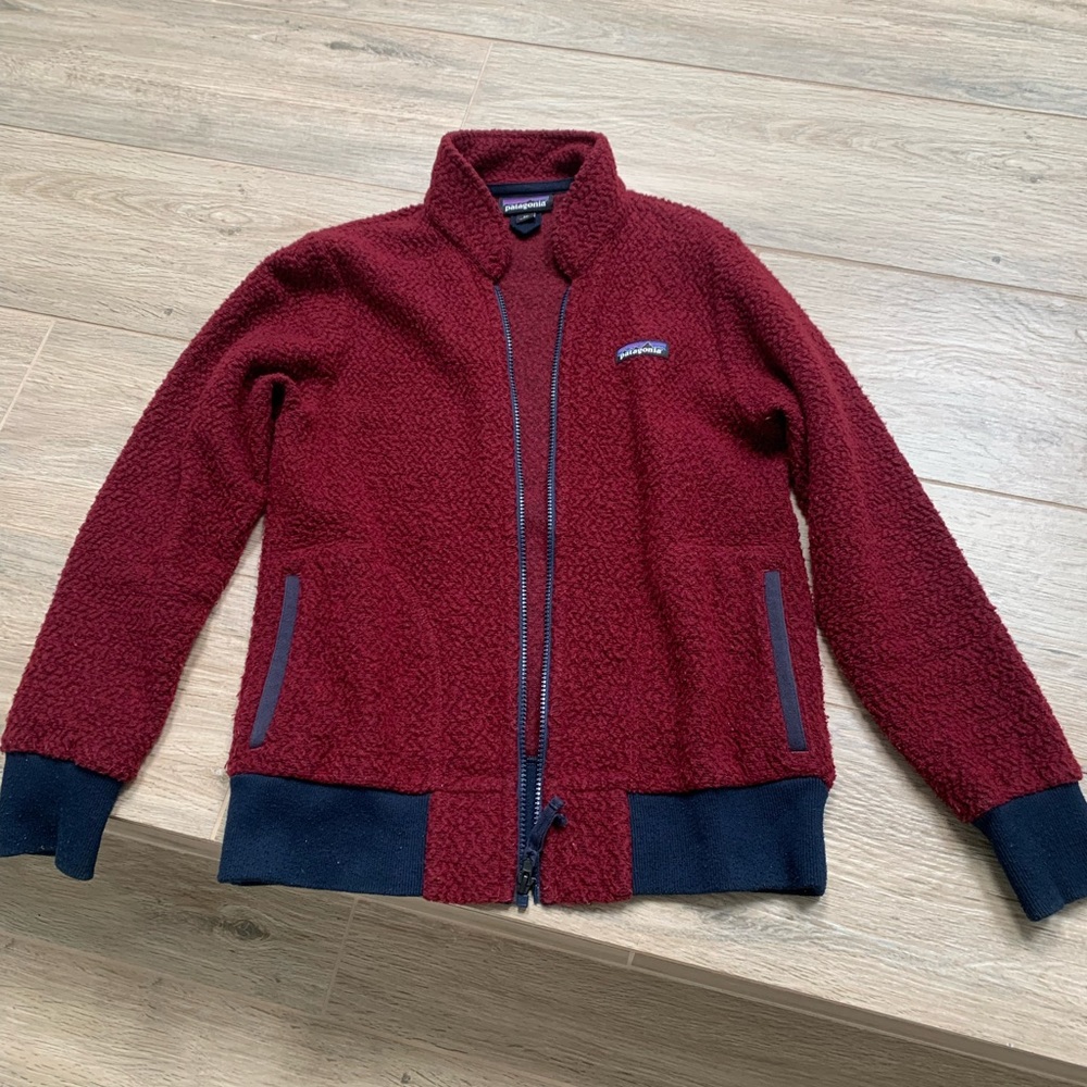 XS Patagonia Wool/Polyester Bomber Jacket